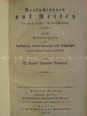 Beschreibung einer Reise nach Frankreich 1807