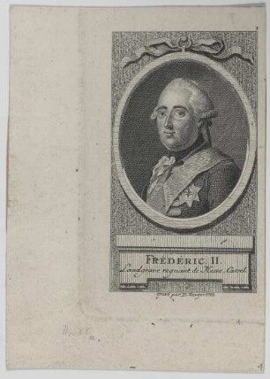 Bildnis des Frédéric II.