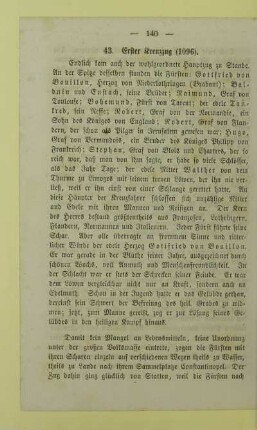 43. Erster Kreuzzug (1096)