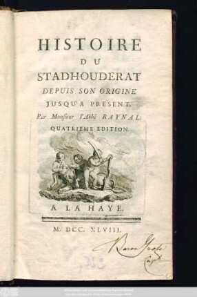 Histoire Du Stadhouderat : Depuis Son Origine Jusqu'a Present