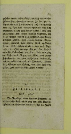 64. Ferdinand I. (1556 - 1564.)