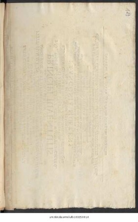 Deo Opt. Max. Et Posteritati, Si Qua Futura Est, Sacrum. Victuris Dignum Cedris Nomen ... Dominus Christianus, Dux Saxoniae ... Patre Friderico Guilielmo Secundo ... Natus Altenburgi Hermundurorum Anno Orb. Red. MDCLIV. ... Ibidem Anno MDCLXIII. Die V. Iunii ... Fatis Cessit, Ac Naturae Ultima Persolvit Debita ... Principi Iuventutis ... Franconia Moerens ... Monumentum Isthoc Chartaceum Posuit Ipsis Exsequiarum Illustrium Solennibus, XI. Calend. Sextil. Institutis, M. Israele Claudero, Histor. Ac Eloqu. Professore Publico Nomine Publicante Publico