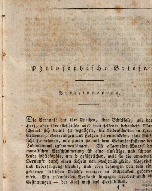 Friedrich von Schiller's sämmtliche Werke, 19.. Philosophische Briefe