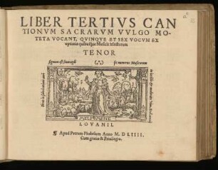 Liber tertius cantionum sacrarum ... quinque et sex vocum. Tenor
