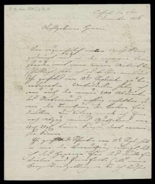 Brief von Louis Spohr an Breitkopf & Härtel, Leipzig