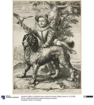 Frederik de Vries mit dem Hund des Goltzius
