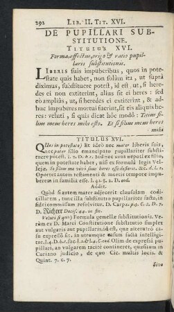 Titulus XVI.
