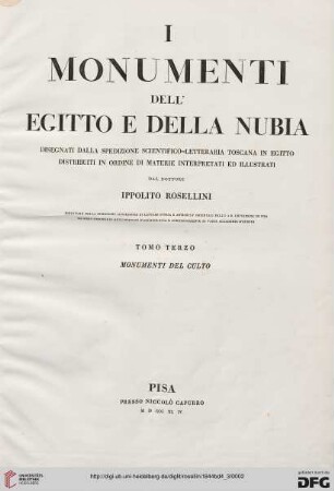 Band 4,3, Atlas: I monumenti dell'Egitto e della Nubia: Monumenti del culto
