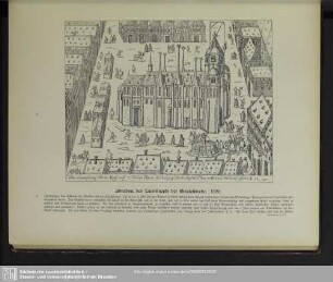 Abnahme des Turmknopfs der Nikolaikirche. 1592