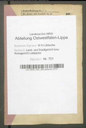 Erblasser: Kruse später Schlottmann, Wilhelmine Louise: