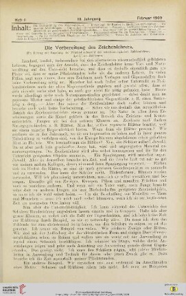 3: Die Vorbereitung des Zeichenlehrers : (ein Beitrag zur Regelung der Pflichtstundenzahl der württembergischen Zeichenlehrer)