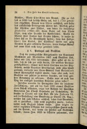 24-28, § 4. Portugal und Brasilien