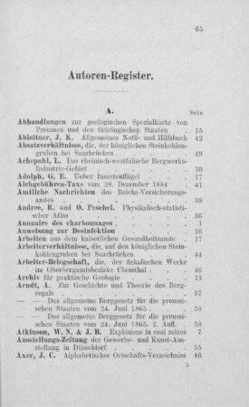 Autorenregister