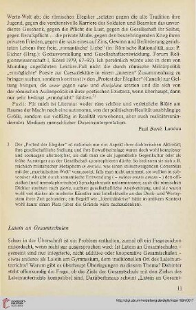27: Latein an Gesamtschulen, [1]