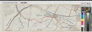 Hamm (Hamm) neue Gemeindegrenze Blatt 2 Lageplan, 3 Expl. 1938 1 : 2500 28 x 83 farb. Druck Stadtvermessungsamt Hamm Regierung Arnsberg Nr. 17766