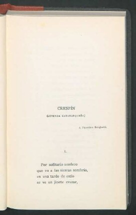 Crespín (leyenda catamarqueña)