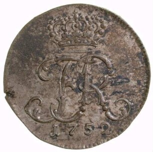 Münze, 6 Pfennig, 1752
