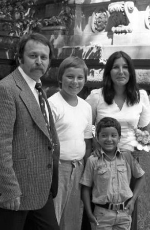 Standesamtliche Trauung der Eheleute Roland und Sybille Gann im Haus Solms am 7.7.77