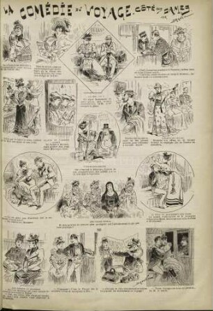 La Comédie de voyage. Côté des dames; par Draner