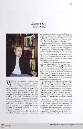 71: Zdzisław Kliś 1955-2009
