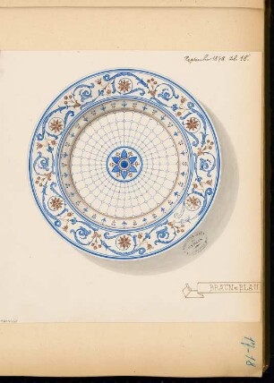 Teller Monatskonkurrenz September 1878: Ansicht