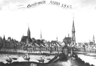 Ansicht der Stadt Greifswald