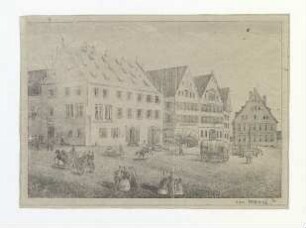 Weinhof nach Süden. Um 1830