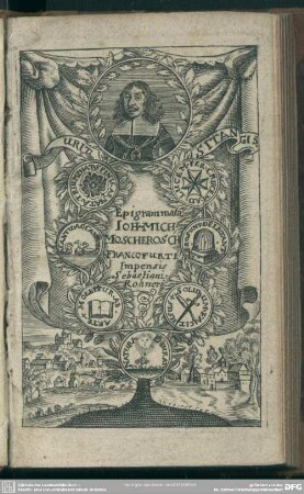 Centuria Prima Epigrammatum Johan-Michaelis Moscherosch