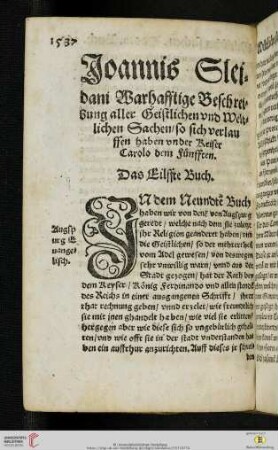 Das Eilffte Buch