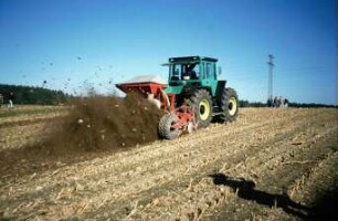 Fotografie: Säverfahren, Mulchsaat, Breitsaat