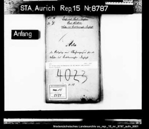 Die Anlage eines Strohmagazins für die Wester- und Lintelermarsch- Deichacht