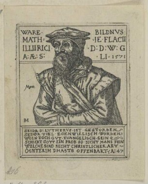 Bildnis des Matthias Flacius Illyricus