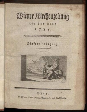 5: Wiener Kirchenzeitung für das Jahr 1788