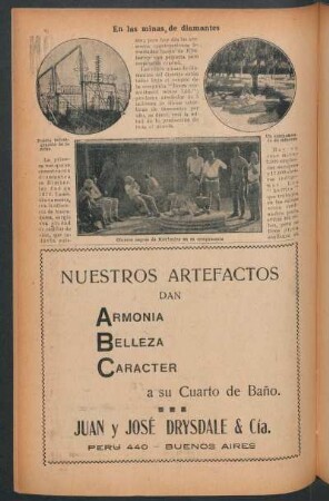 En las minas de diamantes