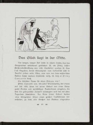 Das Glück liegt in der Mitte.