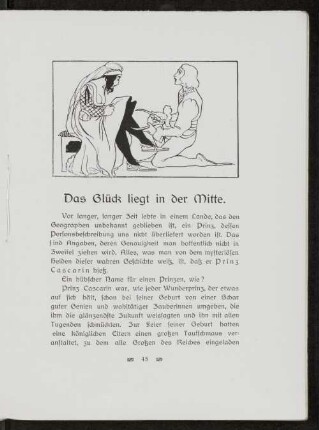 Das Glück liegt in der Mitte.