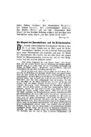 Die Gegner der Zuwachssteuer und die Reichsbeamten
