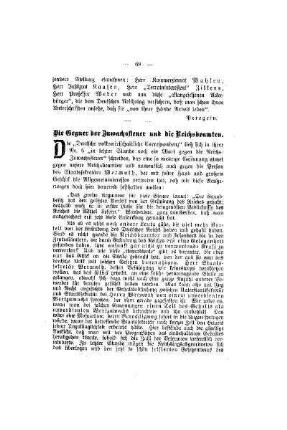 Die Gegner der Zuwachssteuer und die Reichsbeamten