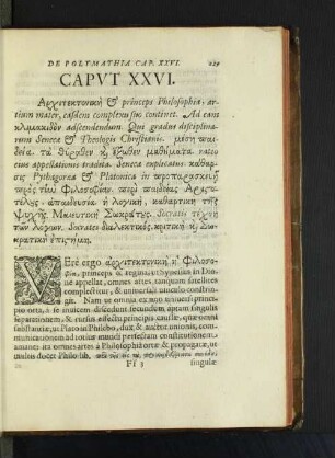 [Capvt XXVI. - XXXI.]