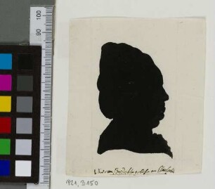 [Bildnis von Bredechla] : [Schattenriss]