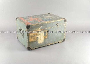 Versandkiste für Diplomatenpost aus der DDR-Botschaft in Damaskus/Syrien