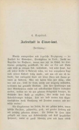 4. Kapitel. Aufenthalt in Timor-laut (Fortsetzung)