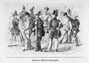 Dresdens Barrikadenkämpfer der Märzrevolution 1848/49