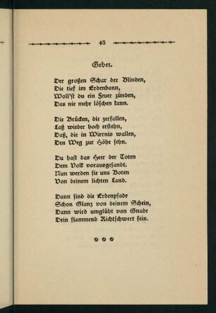 43-58, Gebet. - Der erste Gottesdienst der heimgekehrten Flüchtlinge.