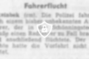 Fahrerflucht