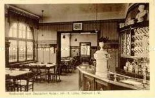 Interieur einer Gaststätte