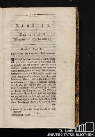 Erstes Kapitel. Eintheilung des Landes. Abstammung.