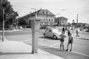 Inbetriebnahme der Ampelanlage am neuralgischen Verkehrsknotenpunkt Moltkestraße/Hertzstraße.