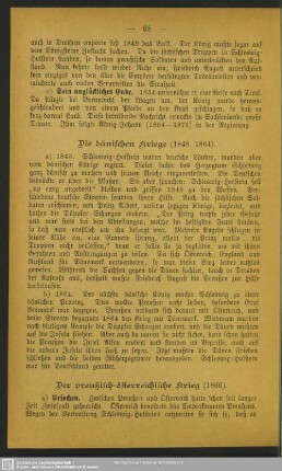 Die dänischen Kriege (1848. 1864)