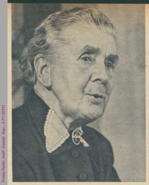 Porträt von Frieda Radel